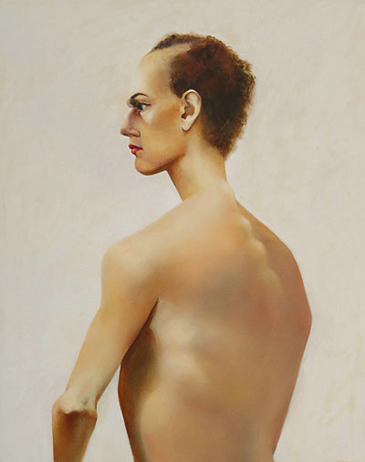 Show Girl, 840mm x 660mm, oil on canvas, 2007
