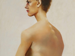 Show Girl, 840mm x 660mm, oil on canvas, 2007
