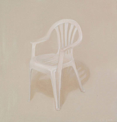Chair, 315mm x 295mm, oil on board, 2008