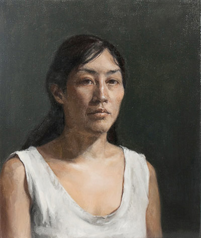 Yoko, 600mm x 500mm, oil on linen, 2010