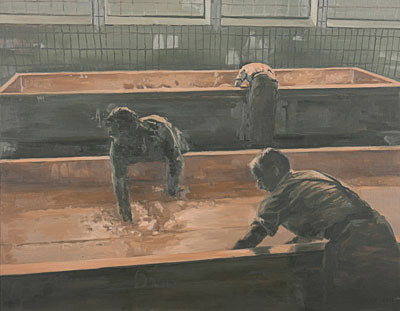 Factory, 555mm x 705mm, oil on canvas, 2011