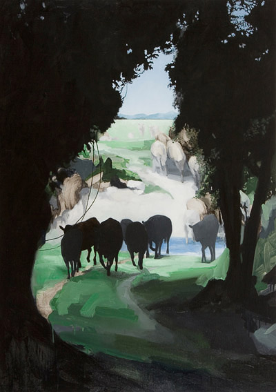 Cattle Creek, 1220mm x 865mm, oil on canvas, 2012